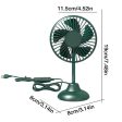 F502 Mini Hose Small Fan Car USB Fan(Black) Sale