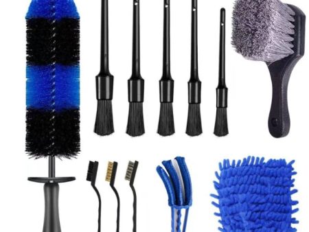 12 PCS   Set Car Tire Slight Cleaning Brush( A) on Sale