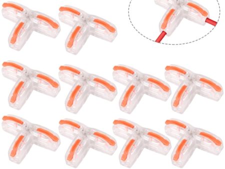 10 PCS T11 Household Universal T-Type Pressure-Free Stripping Quick-Distributing Terminal(T type terminal) Online Hot Sale