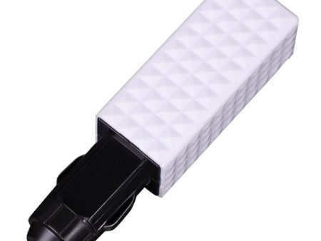 EP502 Car Cigarette Lighter Activated Carbon Brush Negative Ion Air Purifier(White) on Sale