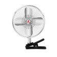 Car Powerful Fixing Clip Cooling High Wind Power Electric Fan, Specification: 8 inch Metal 24V For Cheap