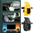 F415 Car Multifunctional Seat Back USB Fan(Yellow) For Cheap