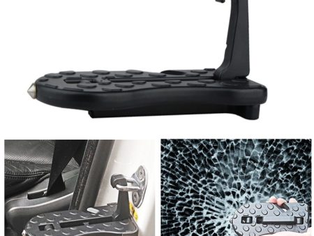 Car Doorstep Vehicle Rooftop Roof Rack Assistance Easy Install The Door Step Hooked On Car Truck SUV Portable Safety Hammer Supply