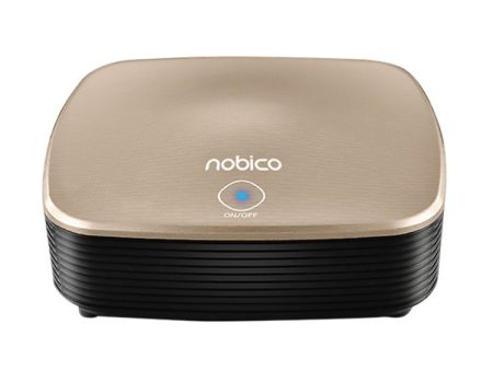 Nobico J007 USB Negative Ion Car Air Purifier, Style: English Modle(Water Pattern Gold) Online now