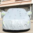 PEVA Anti-Dust Waterproof Sunproof Hatchback Car Cover with Warning Strips, Fits Cars up to 4.1m(160 inch) in Length Fashion