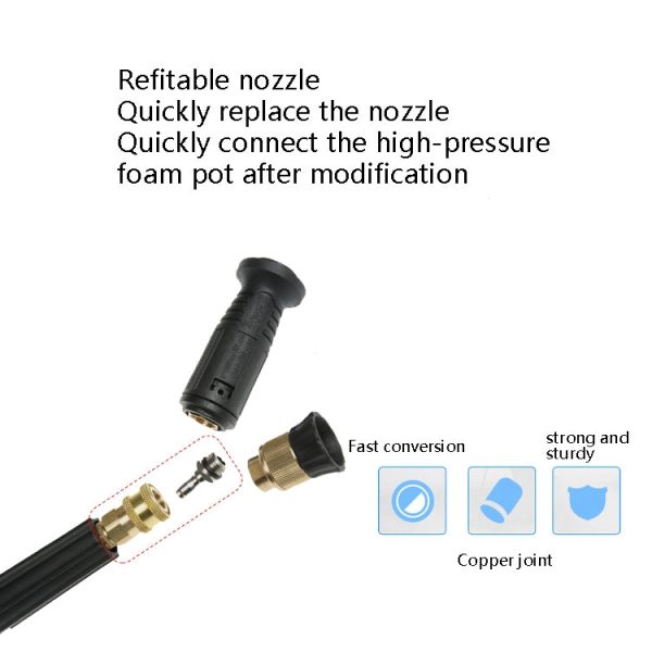 2 PCS High-Pressure Water Sprinklers Live Connection And Quick Plug-In Sockets For Threaded Connection Of Washing Machine Nozzles, Specification: Internal M14x1.5mm Online now