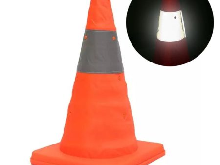 Car Telescopic Folding Road Cone Oxford Cloth Reflective Warning Sign Online