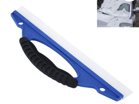 Car ABS Scraper Strip Wash Wiper Plate Wash Water Ice Frost Snow Cleaner Shower Scraper(Blue) For Sale