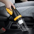 Car Vacuum Cleaner Wireless USB Charging High Power Small Handheld Vacuum Cleaner(Black Yellow) Supply