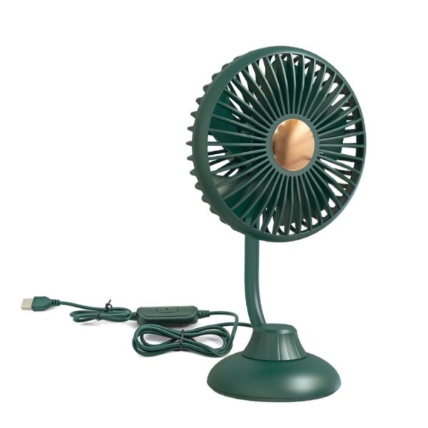 F502 Mini Hose Small Fan Car USB Fan(Green) Fashion