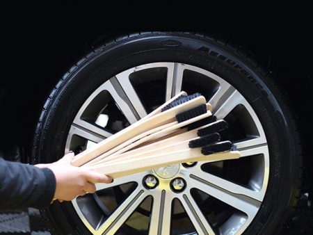 10PCS Car Engine Cleaning Brush Long Handle Bristle Tire Brush(As Show) Discount