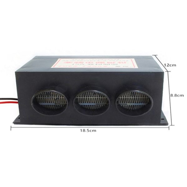 Engineering Vehicle Electric Heater Demister Defroster, Specification:DC 12V 3-hole Online now