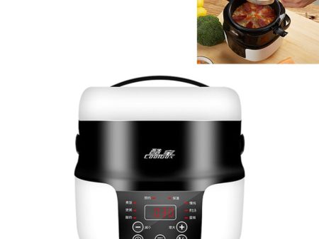 COOLBOX Vehicle Multi-function Mini Rice Cooker Capacity: 2.0L, Version:12V Standard Discount