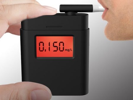 Breath Alcohol Tester Portable Digital Display Square Car Alcohol Tester on Sale