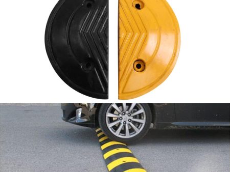 Pair Of Special Round Heads For Rubber Speed Bumps, Diameter: 50cm Supply