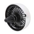 Multi-function Portable Car Air Outlet Sucker Electric Cooling Fan(Silver) Online Sale