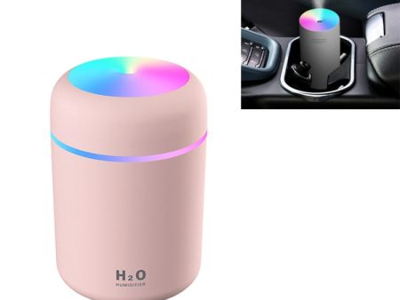 Colorful Cup Humidifier USB Car Air Purifier(Pink) Online now