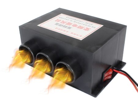 Engineering Vehicle Electric Heater Demister Defroster, Specification:DC 24V 3-hole Online now