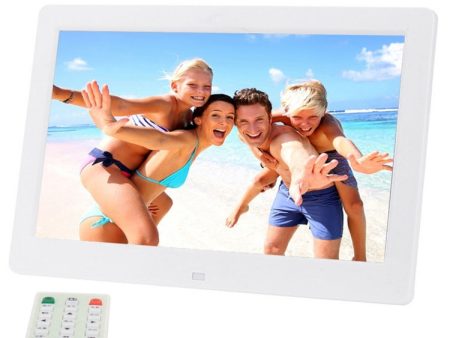 10.1 inch HD Wide Screen Digital Photo Frame with Holder & Remote Control, Allwinner E200, Alarm Clock   MP3   MP4   Movie Player(White) Discount