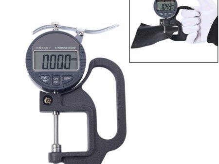 0-25mm Range 30mm Probe Digital Display Micrometer Thickness Gauge Online