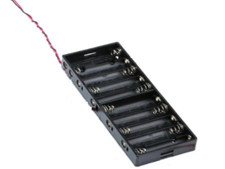 10 PCS AA Size Power Battery Storage Case Box Holder For 8 x AA Batteries without Cover Online now