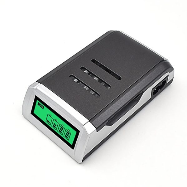 AC 100-240V 4 Slot Battery Charger for AA & AAA Battery, with LCD Display, US Plug Sale