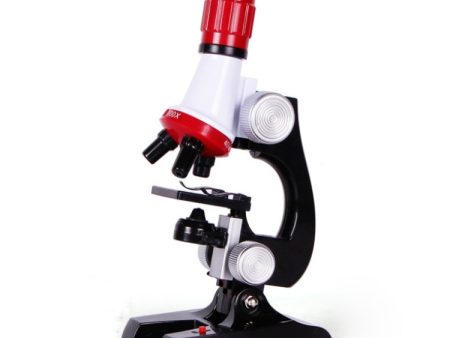 Children Microscope Set Simulation Science Experiment 1200 Times Science & Education Supplies Sale