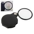 10 PCS 5X 50mm Magnifier Pocket Folding Magnifying Glass Loupe Pocket Spiegel(Black) For Discount