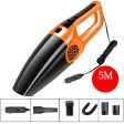 Car Vacuum Cleaner High Power 120W Home Car Dual-use Vacuum Cleaner Powerful Dry and Wet Wired Models Seventh Generation(Orange) For Cheap