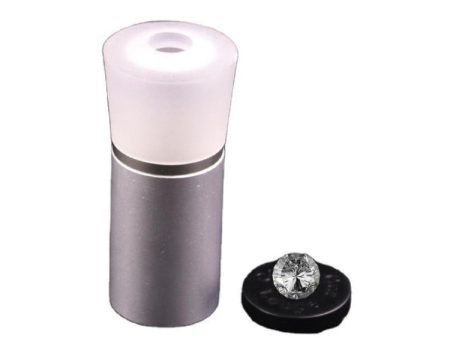 2 PCS Metal Cutting Mirror Jewelry Diamond Identification Tool 10 Times Magnifying Glass Diamond Instrument Diamond Ring Observer(Silver) Discount