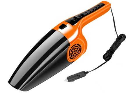 Eighth Generation Car Vacuum Cleaner 120W Wet and Dry Dual-use Strong Suction(Orange) Online now