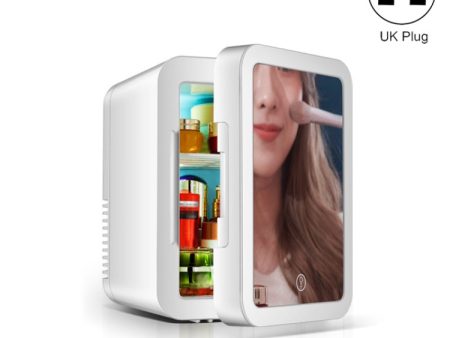 5L Beauty Makeup Mirror Skin Care Products And Facial Mask Refrigerator Semiconductor Car Home Refrigerator(UK Plug) For Cheap