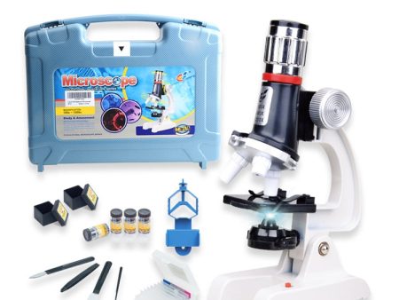 2171 Child STEM Science And Education Puzzle 1200 Ballic Biomedi Toy Student Experimental Equipment(Alloy microscope) Supply