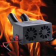 Engineering Vehicle Electric Heater Demister Defroster, Specification:DC 24V 2-hole Hot on Sale